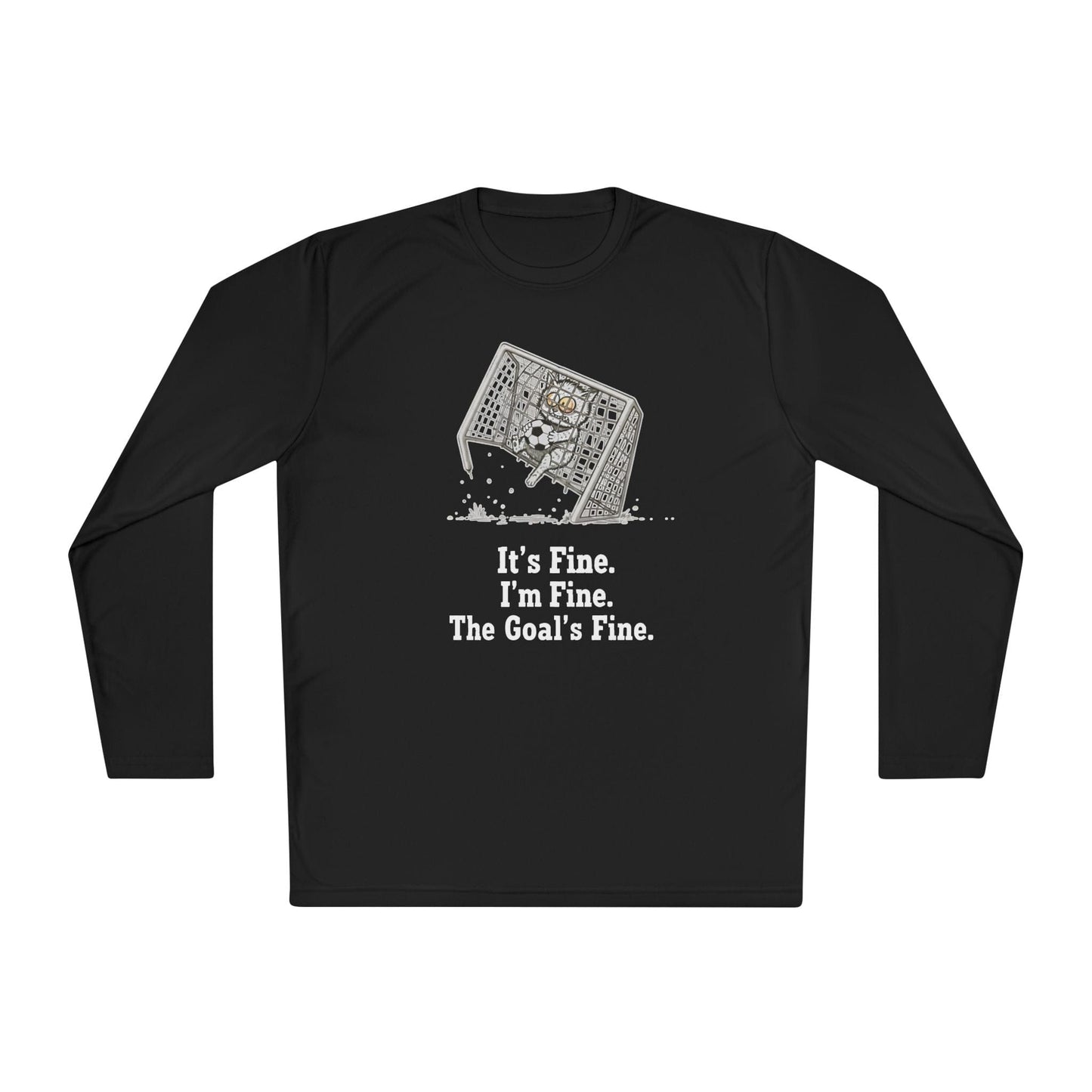 It's Fine, Soccer Lightweight Long Sleeve Tee