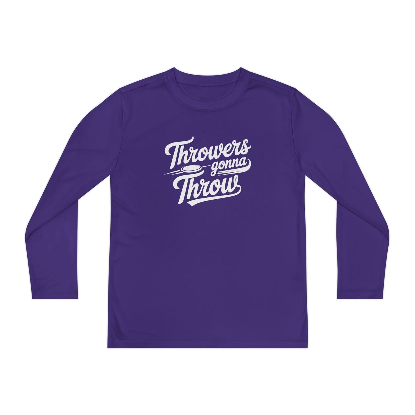 Throwers Gonna Throw Youth Long Sleeve Competitor Tee