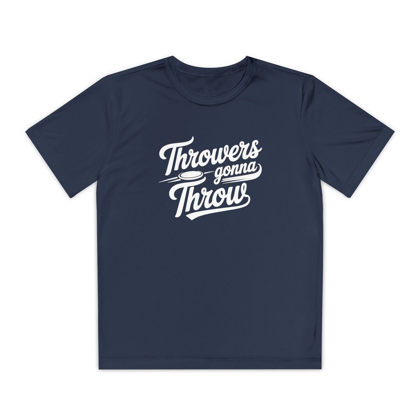 Throwers Gonna Throw Youth Moisture Wicking Tee