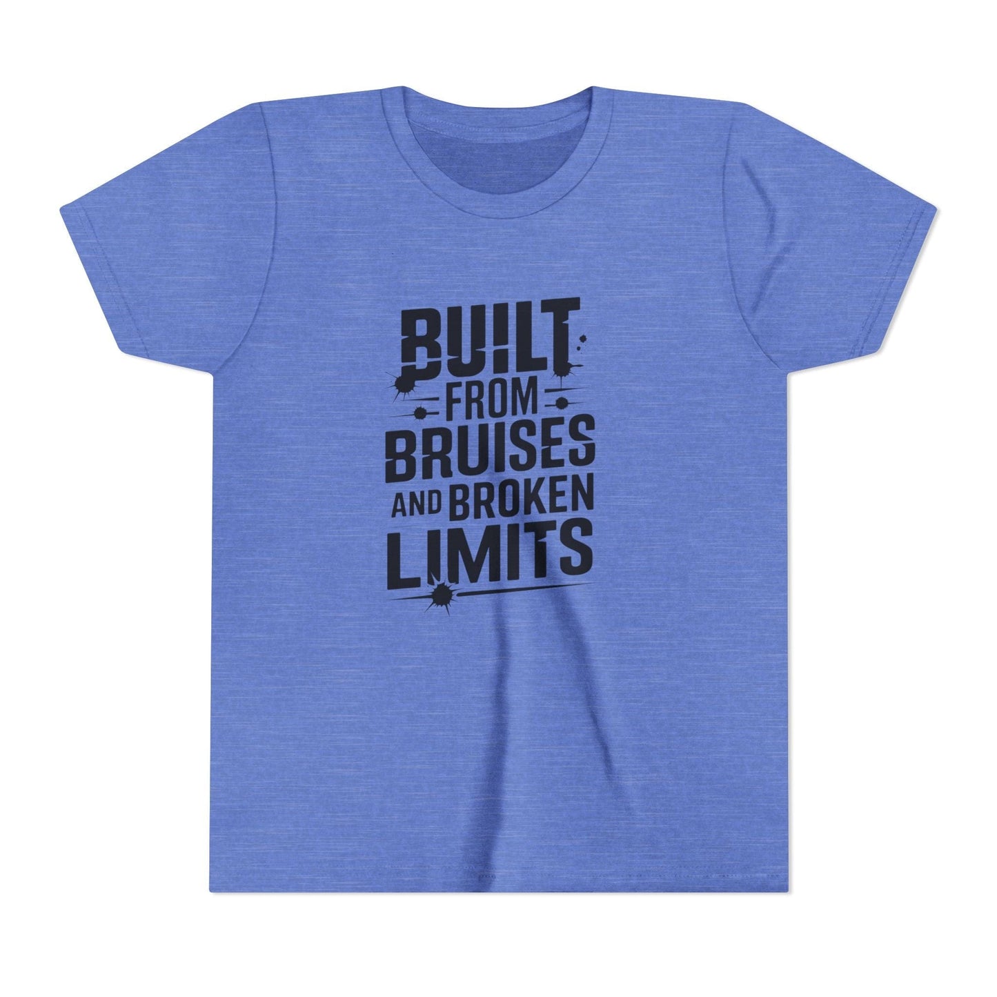 Built From Bruises And Broken Limits Youth Short Sleeve Tee