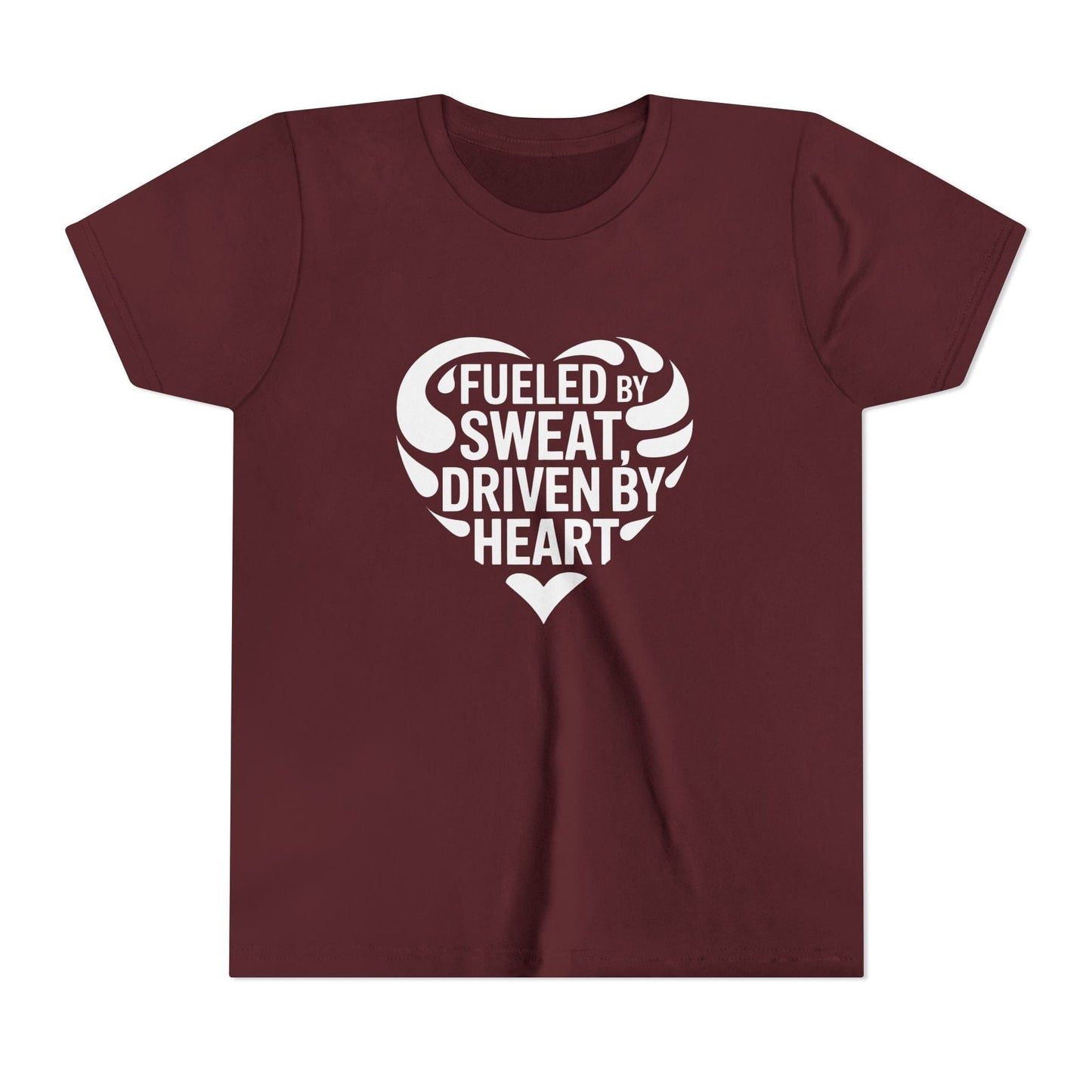 Fueled by Sweat, Driven by Heart Youth Short Sleeve Tee