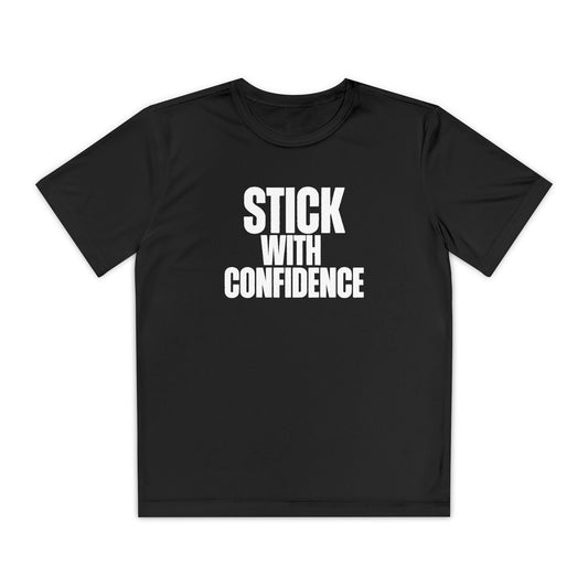 Stick With Confidence Youth Moisture Wicking Tee