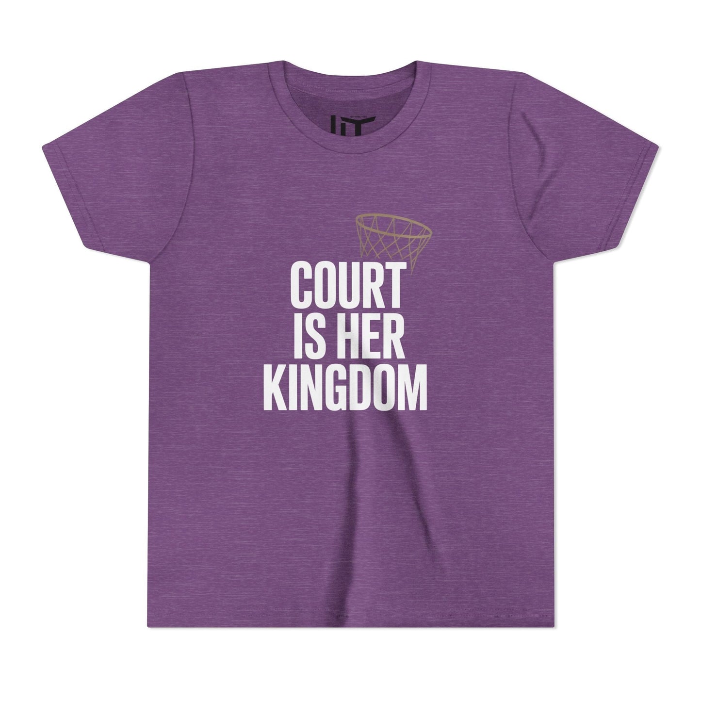 Court Is Her Kingdom Youth Short Sleeve Tee