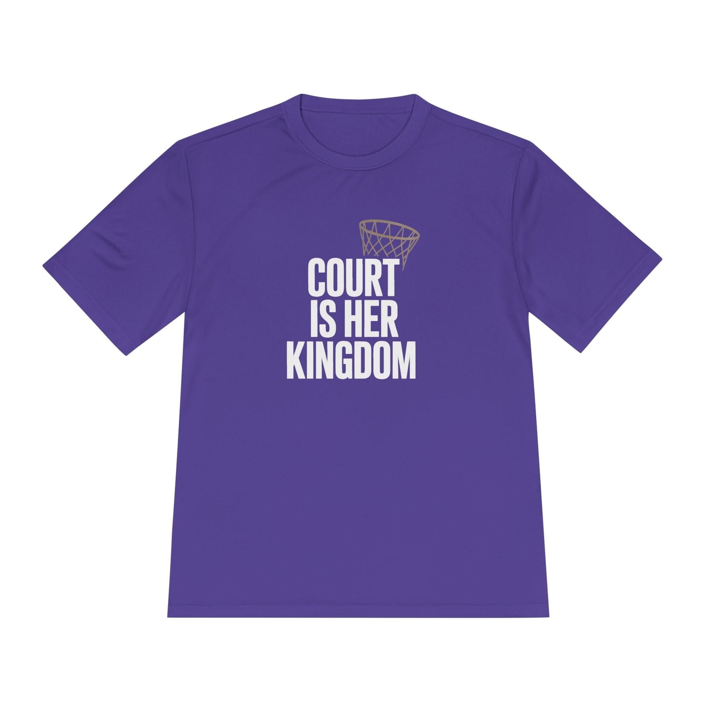 Court Is Her Kingdom Unisex Moisture Wicking Tee