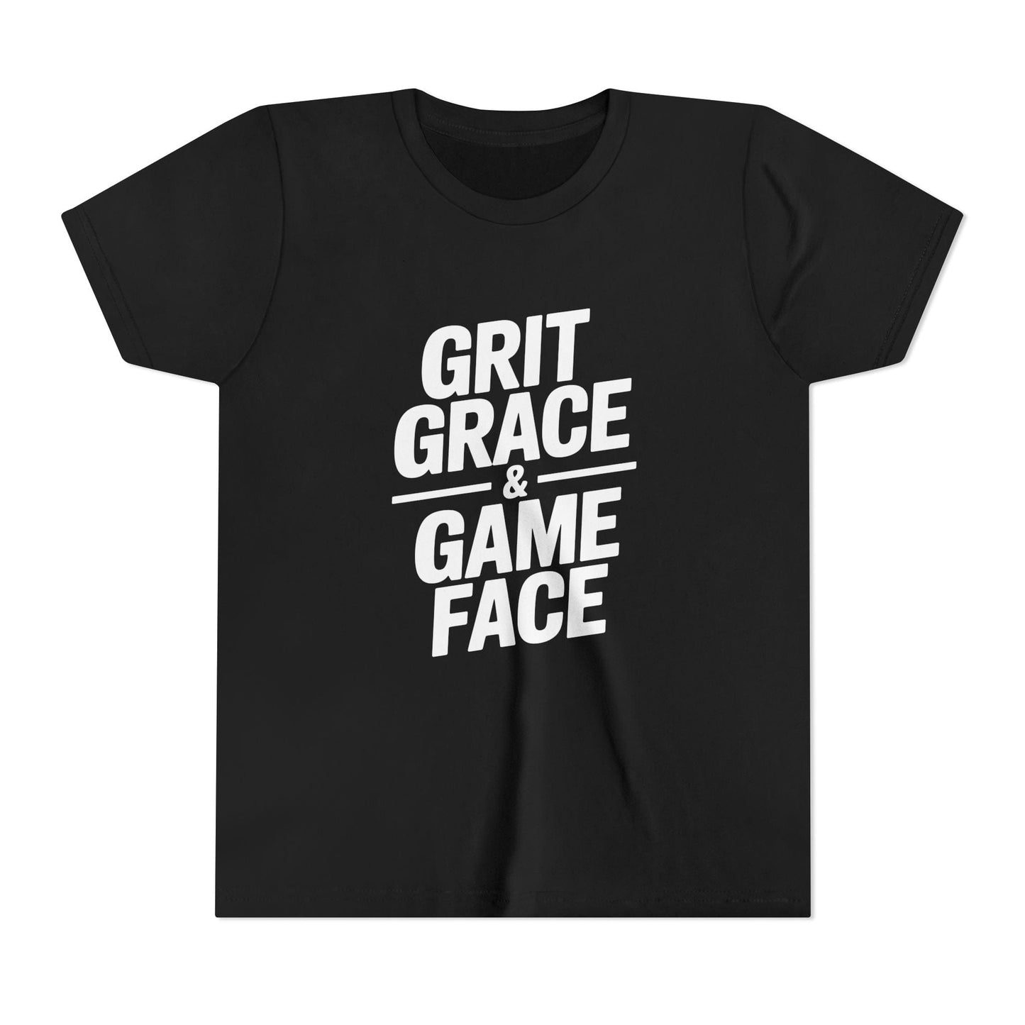 Grit, Grace, And Game Face Youth Short Sleeve Tee