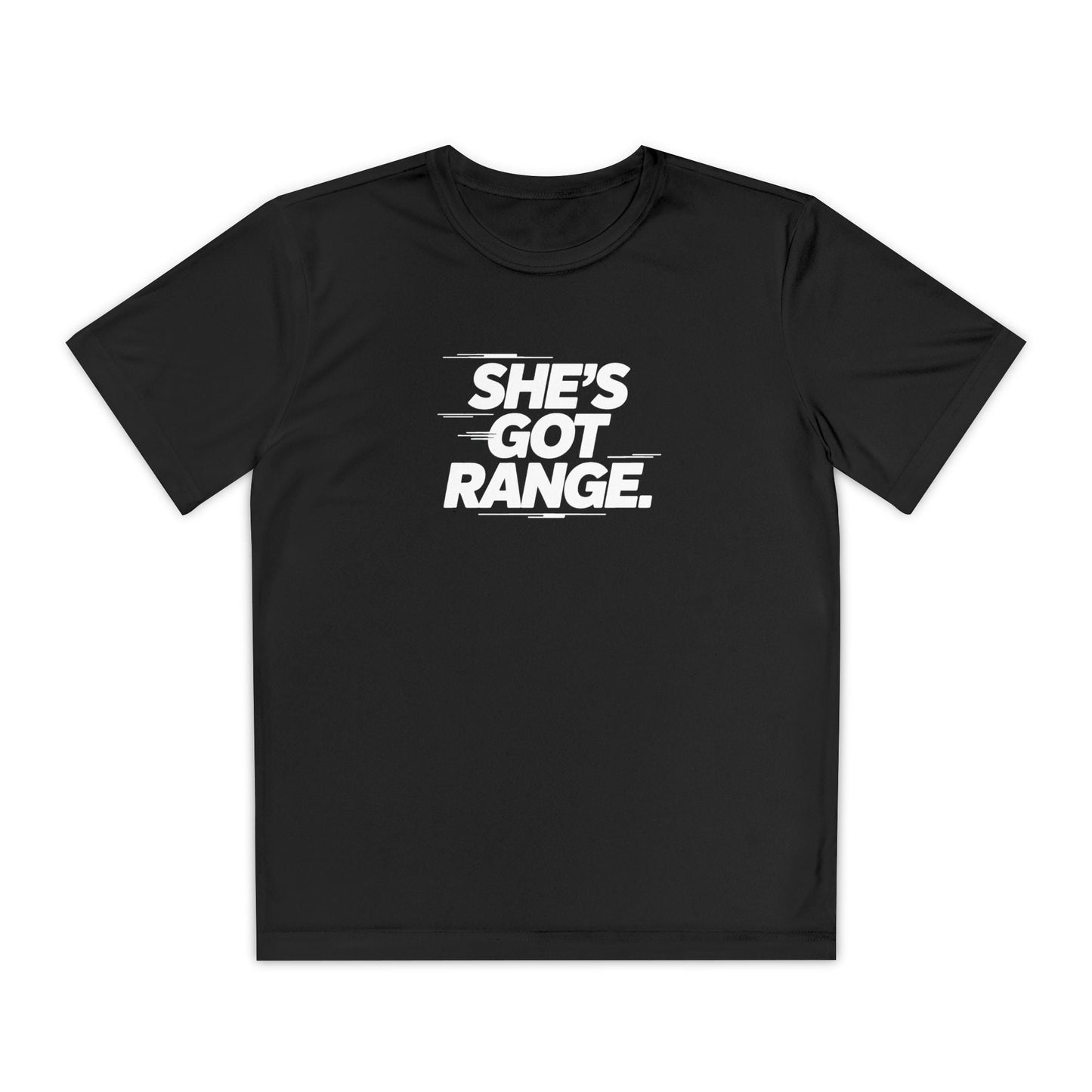 She's Got Range Youth Moisture Wicking Tee
