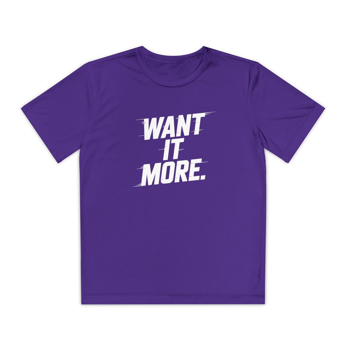 Want It More Youth Moisture Wicking Tee
