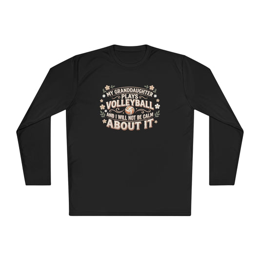 Granddaughter Plays Volleyball Lightweight Long Sleeve Tee