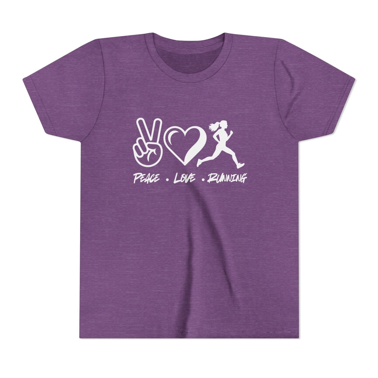 Peace • Love • Running Youth Short Sleeve Tee