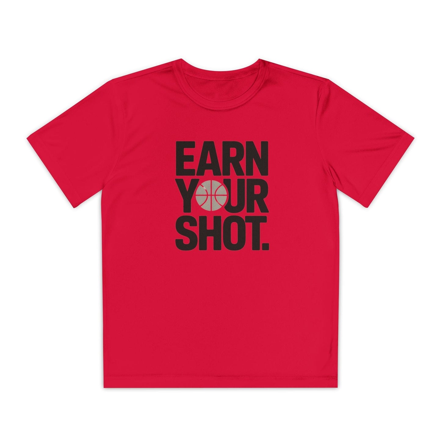 Earn Your Shot Youth Moisture Wicking Tee