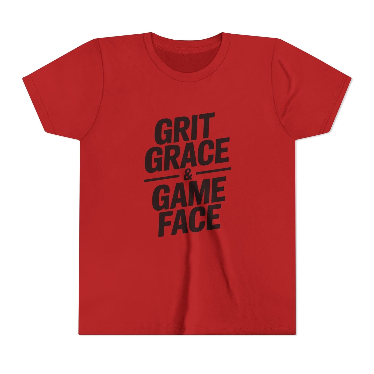Grit, Grace, And Game Face Youth Short Sleeve Tee