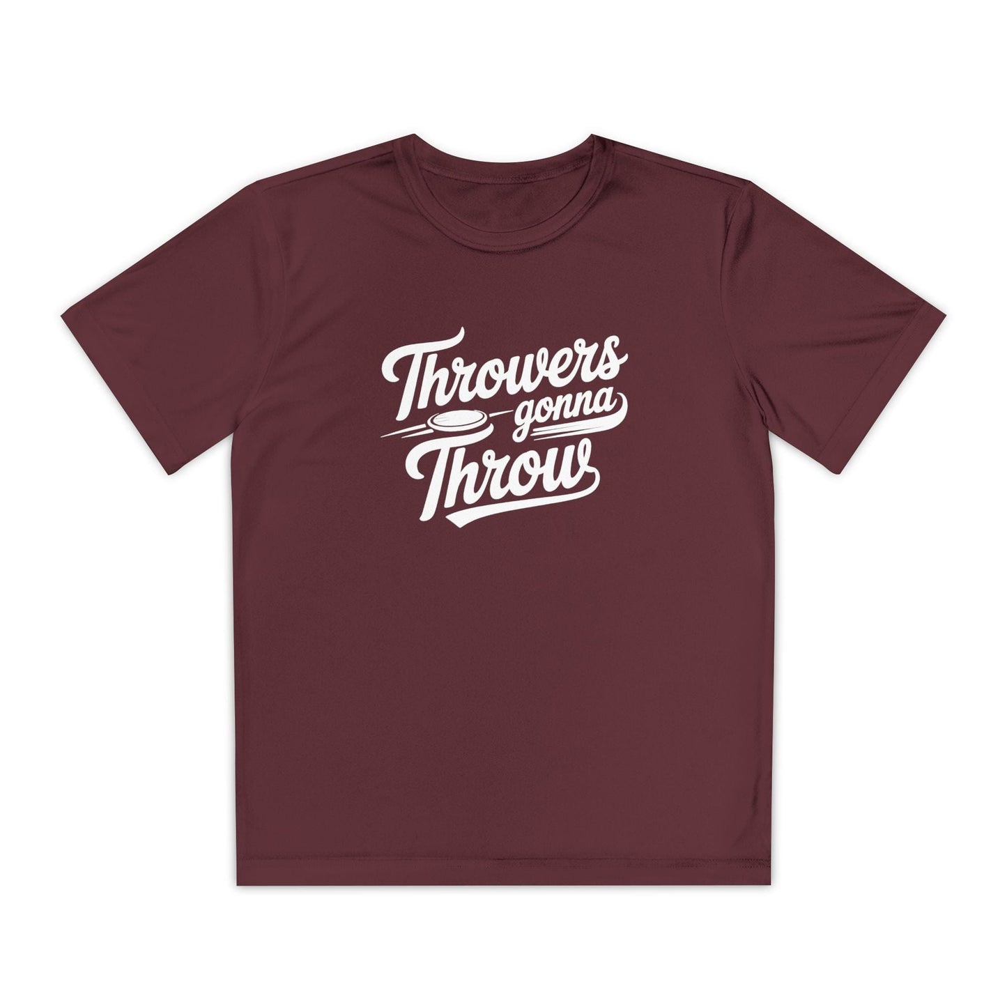 Throwers Gonna Throw Youth Moisture Wicking Tee