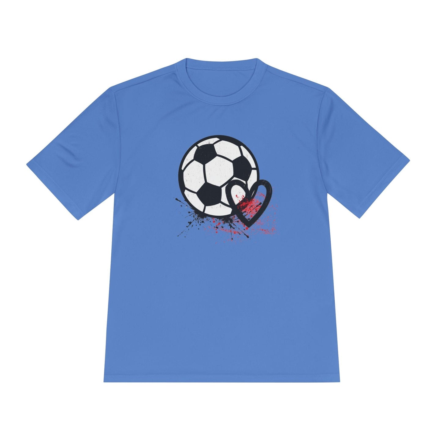 Soccer Is Her Heartbeat  Unisex Moisture Wicking Tee
