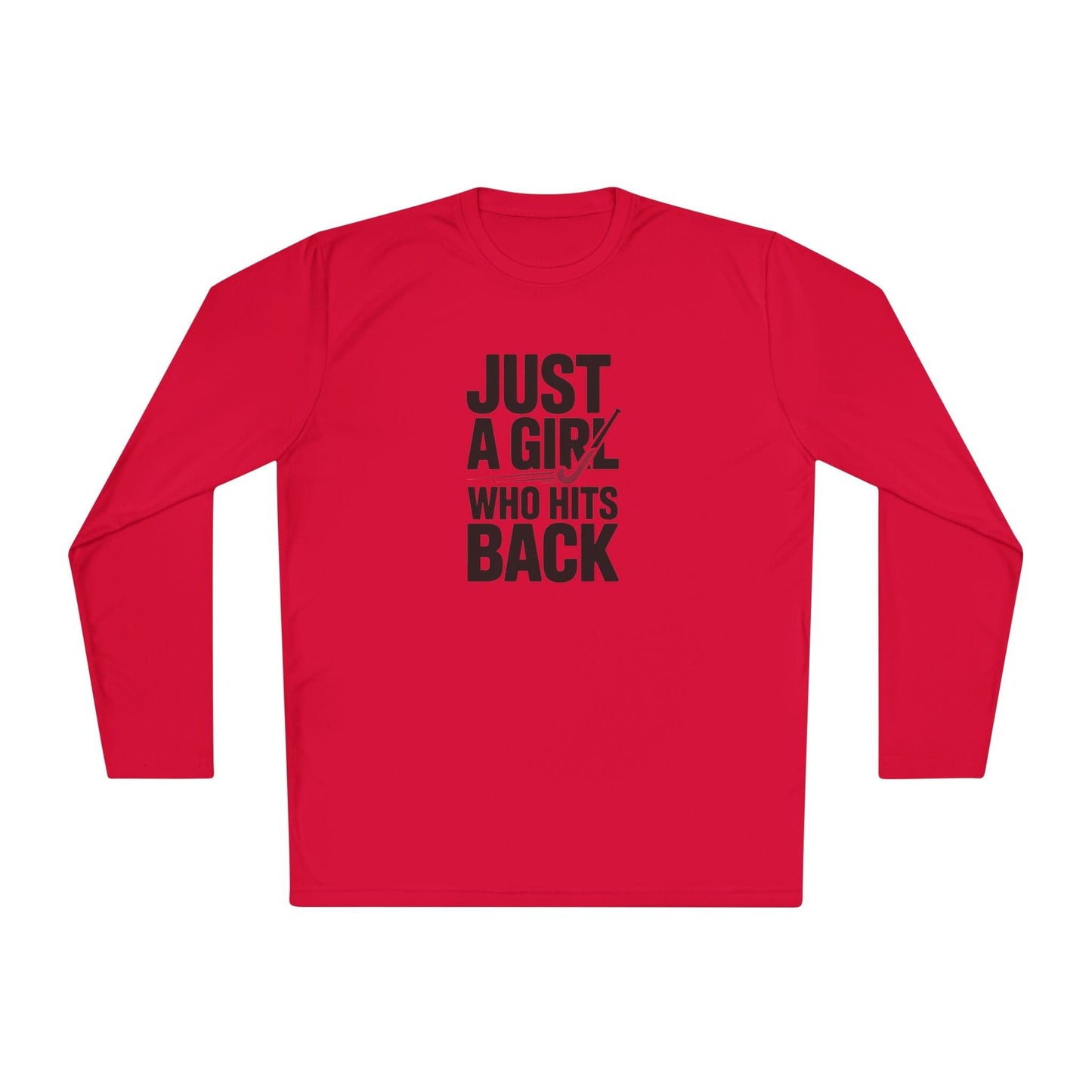 Just A Girl Who Hits Back  Long Sleeve Tee