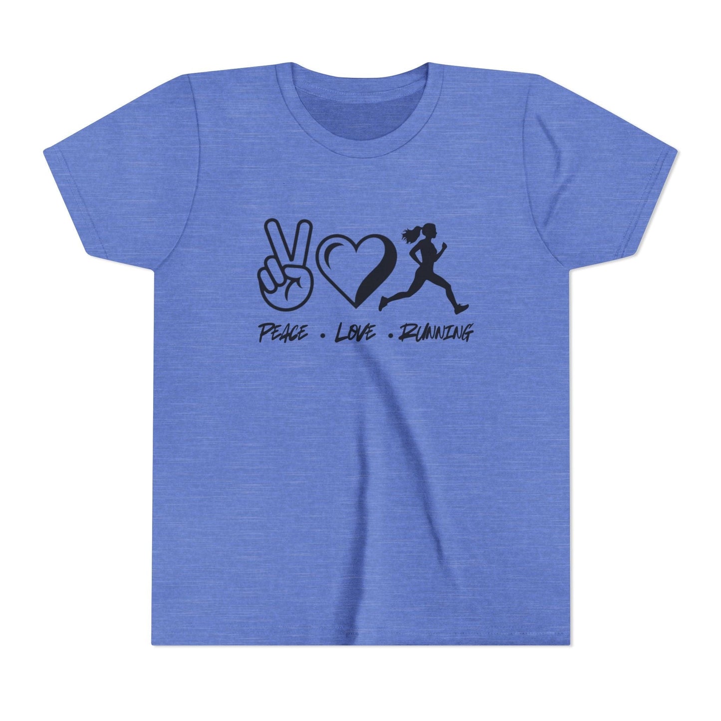 Peace • Love • Running Youth Short Sleeve Tee