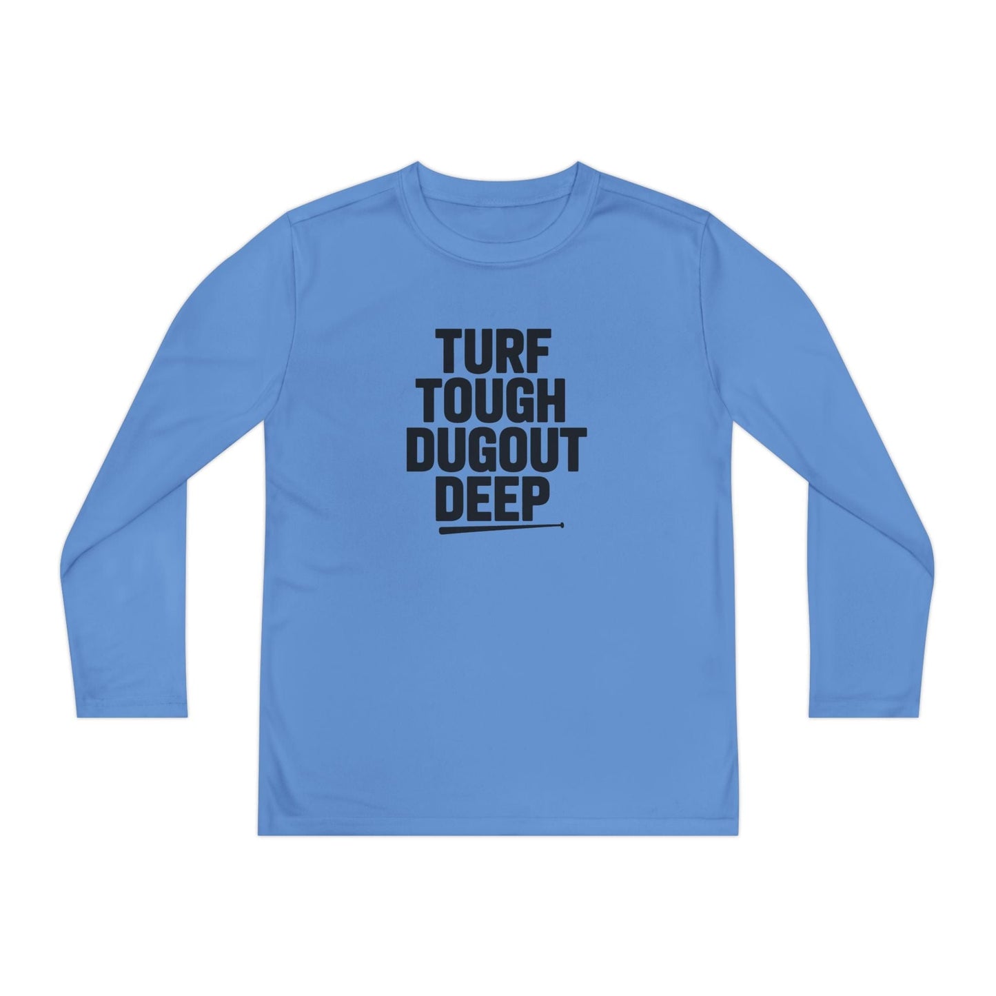 Turf Tough, Dugout Deep Youth Long Sleeve Competitor Tee