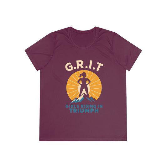Girls Rising In Triumph Ladies Moisture Wicking Tee