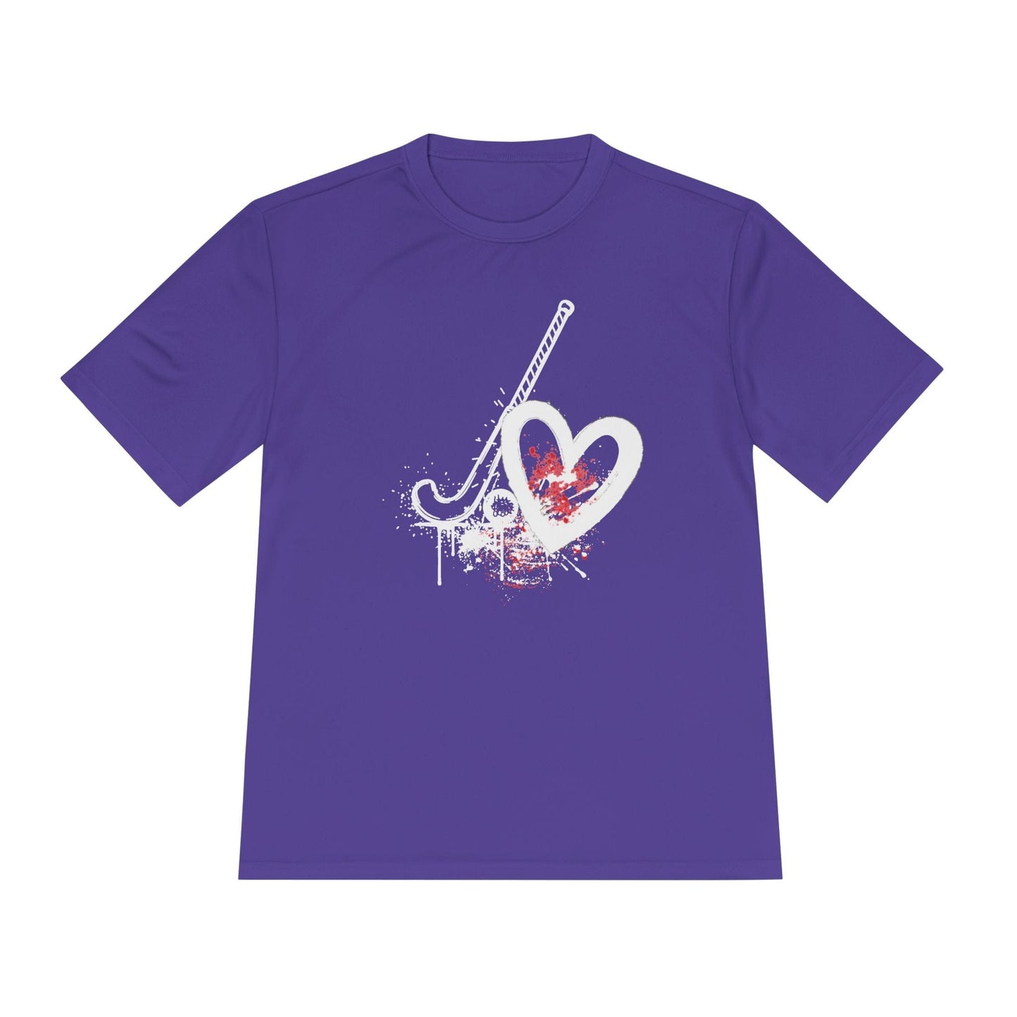 Field Hockey Is Her Heartbeat Unisex Moisture Wicking Tee