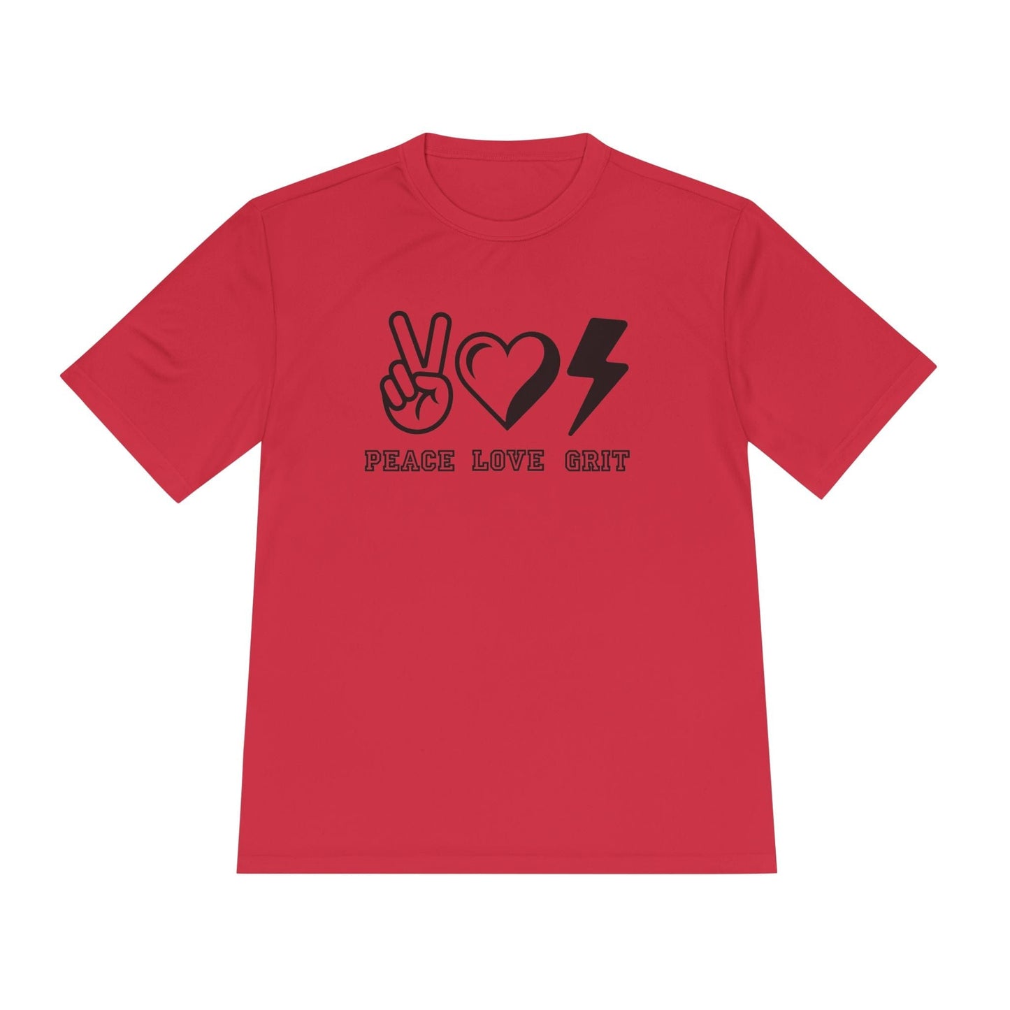 Peace, Love, Grit Unisex Moisture Wicking Tee