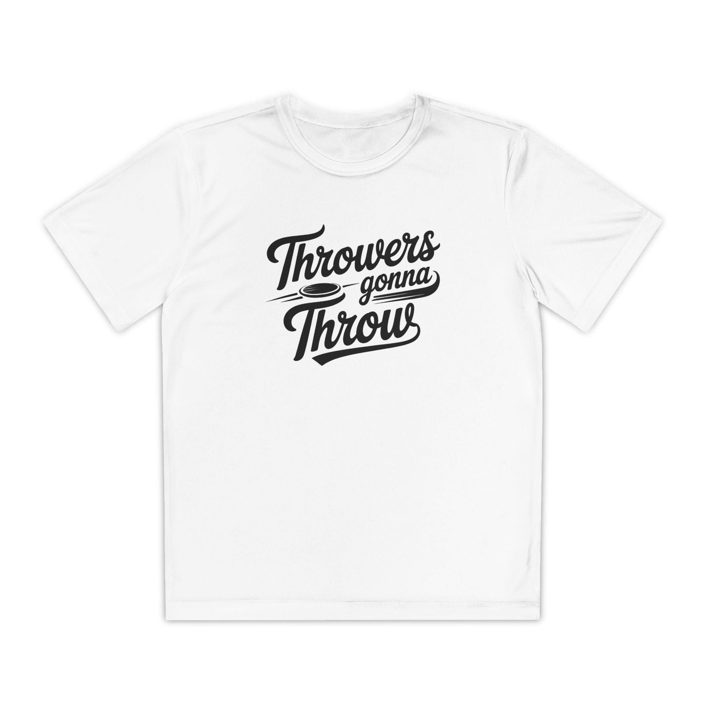 Throwers Gonna Throw Youth Moisture Wicking Tee