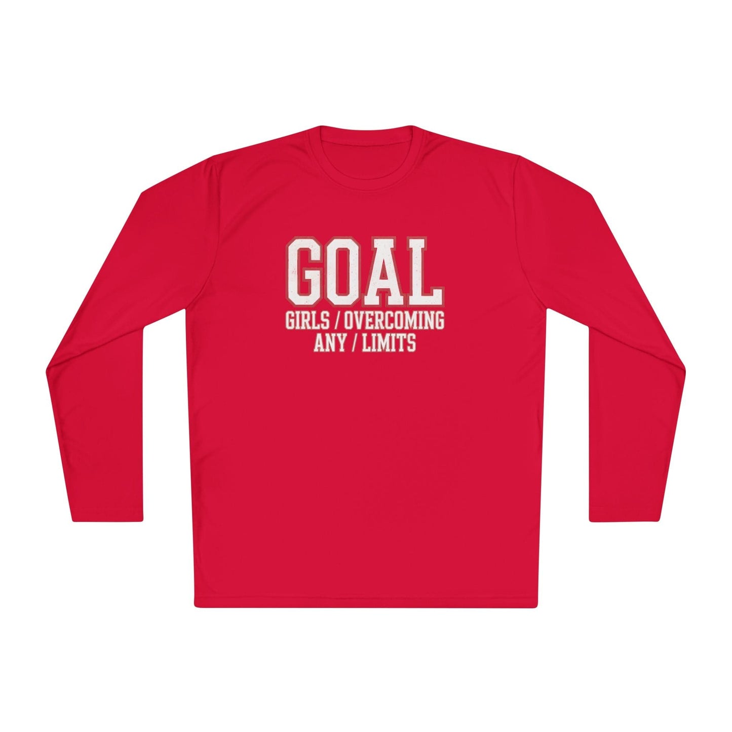 Goal: Girls Overcoming Any Limits Unisex Lightweight Long Sleeve Tee