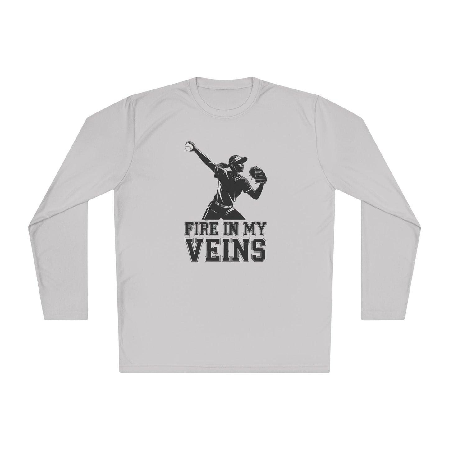 Fire In My Veins Unisex Lightweight Long Sleeve Tee