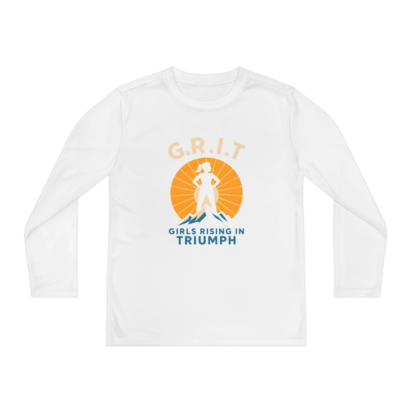 Girls Rising In Triumph Youth Long Sleeve Competitor Tee