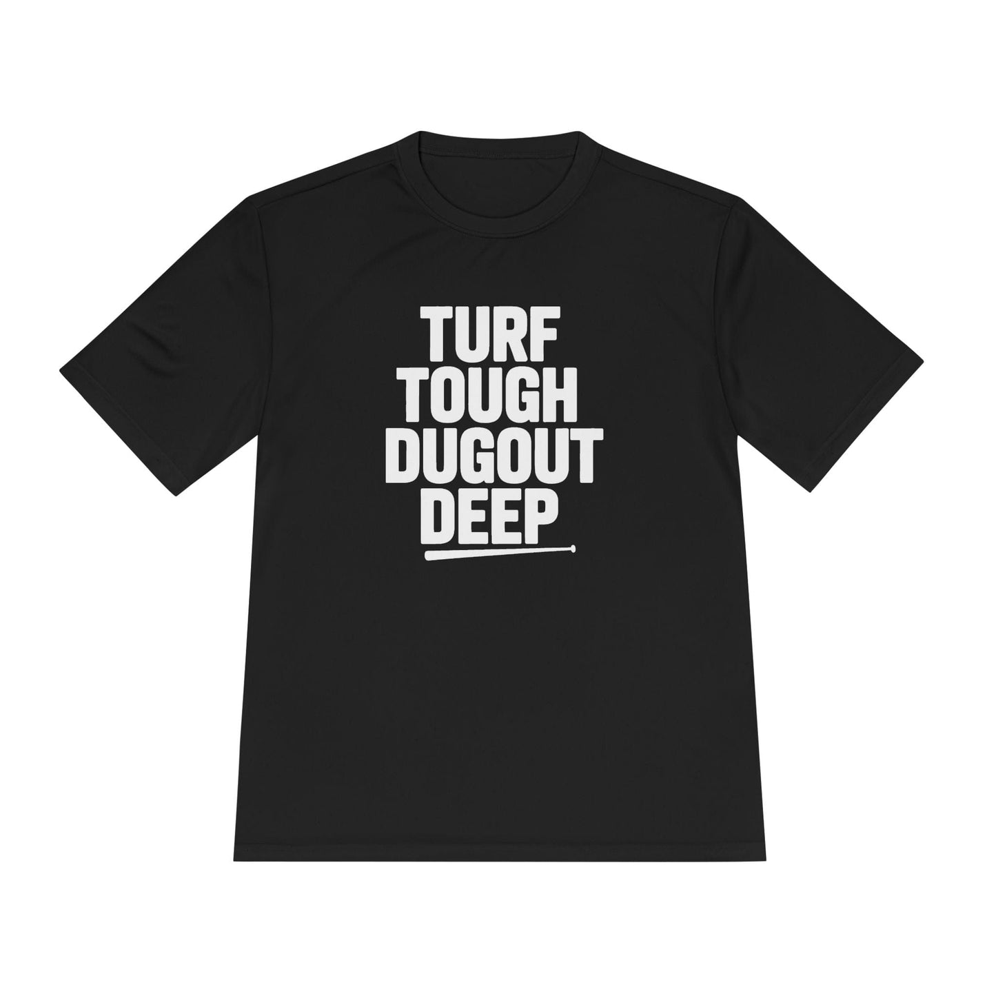 Turf Tough, Dugout Deep Unisex Moisture Wicking Tee