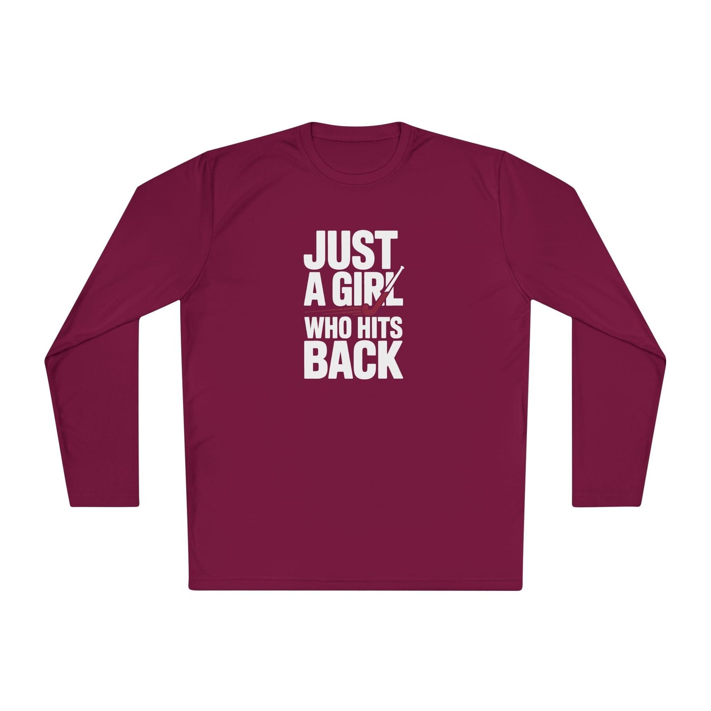 Just A Girl Who Hits Back  Long Sleeve Tee