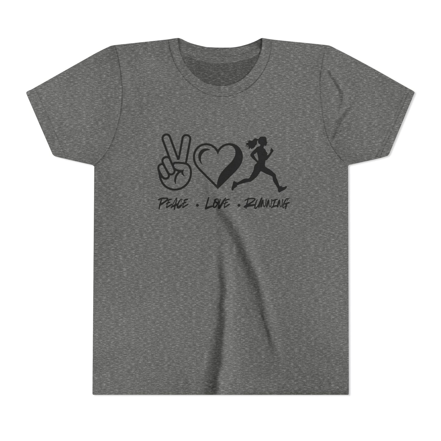 Peace • Love • Running Youth Short Sleeve Tee