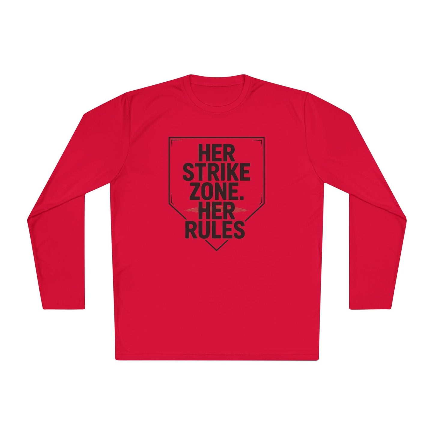 Her Strike Zone, Her Rules Lightweight Long Sleeve Tee