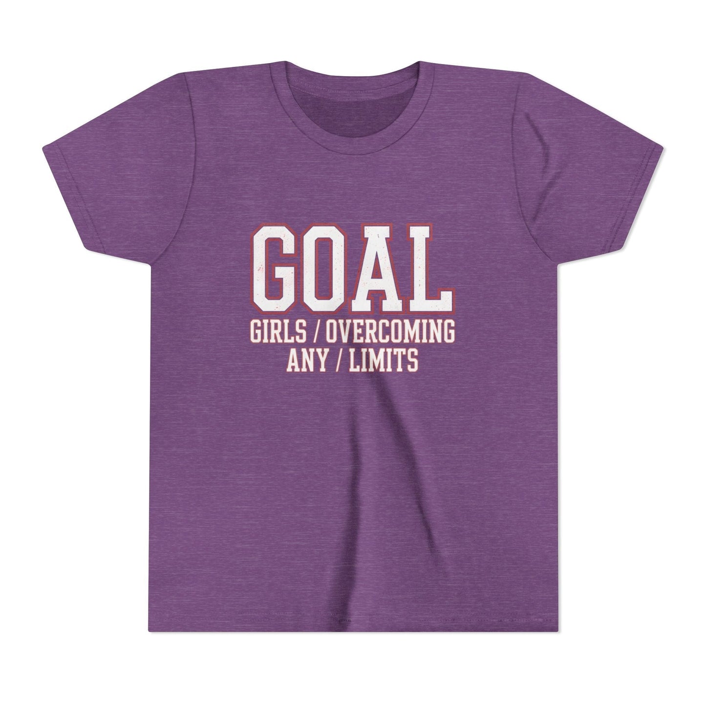 Goal: Girls Overcoming Any Limits Youth Short Sleeve Tee