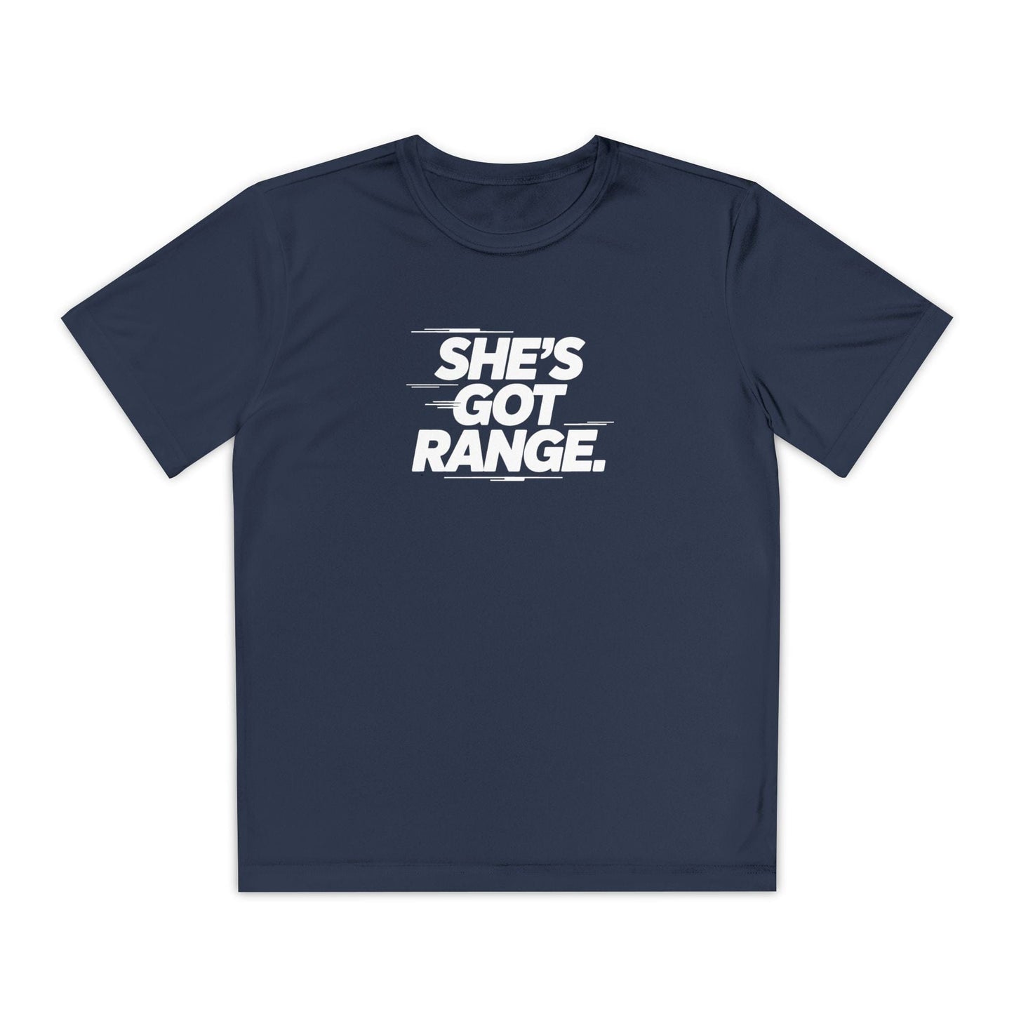 She's Got Range Youth Moisture Wicking Tee