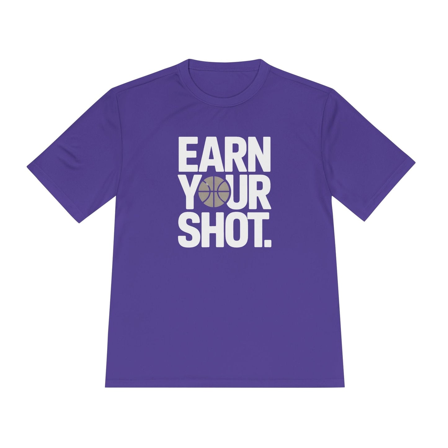 Earn Your Shot Unisex Moisture Wicking Tee