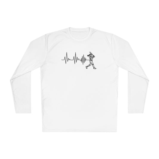 Softball Heartbeat Lightweight Long Sleeve Tee