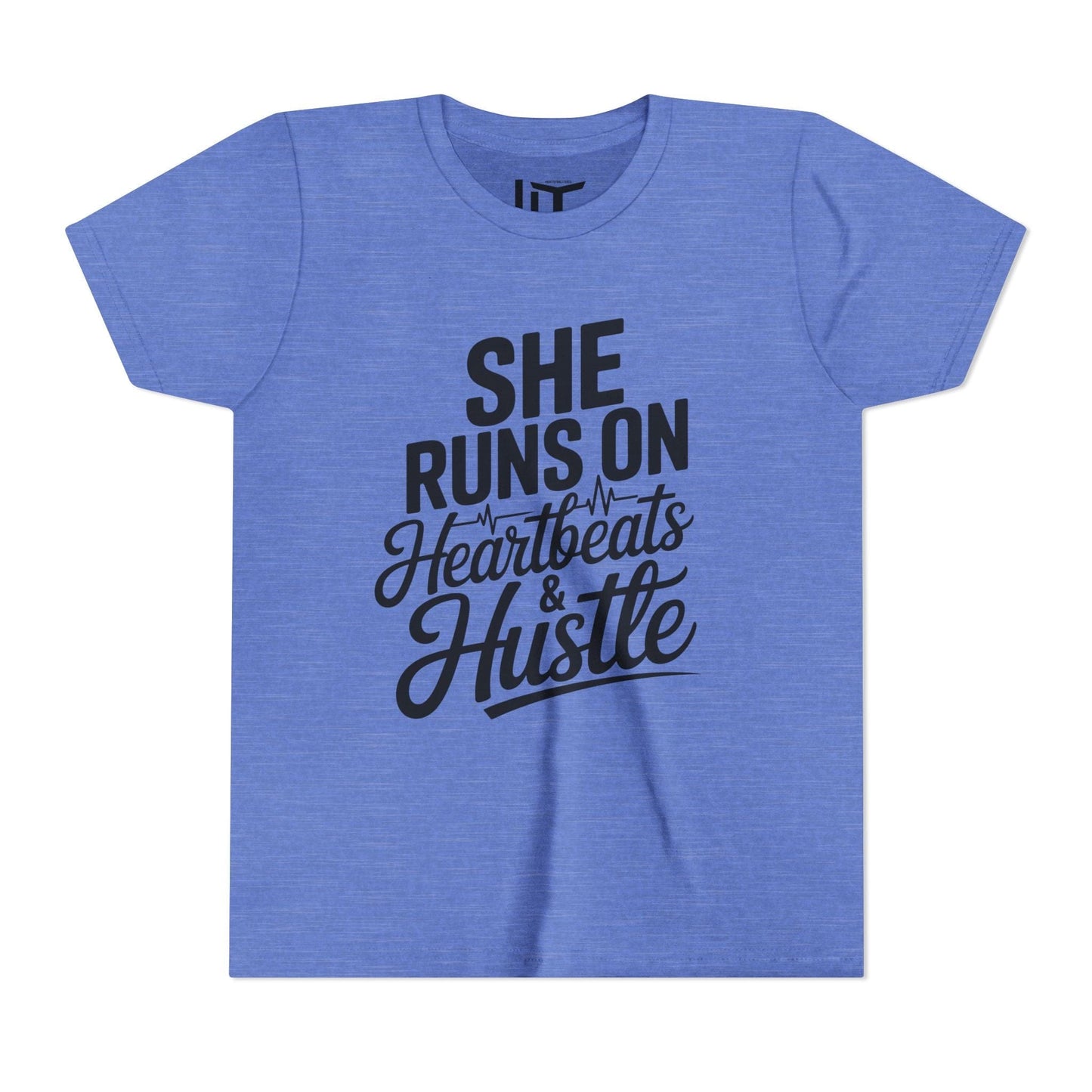 Heartbeats And Hustle Youth Short Sleeve Tee