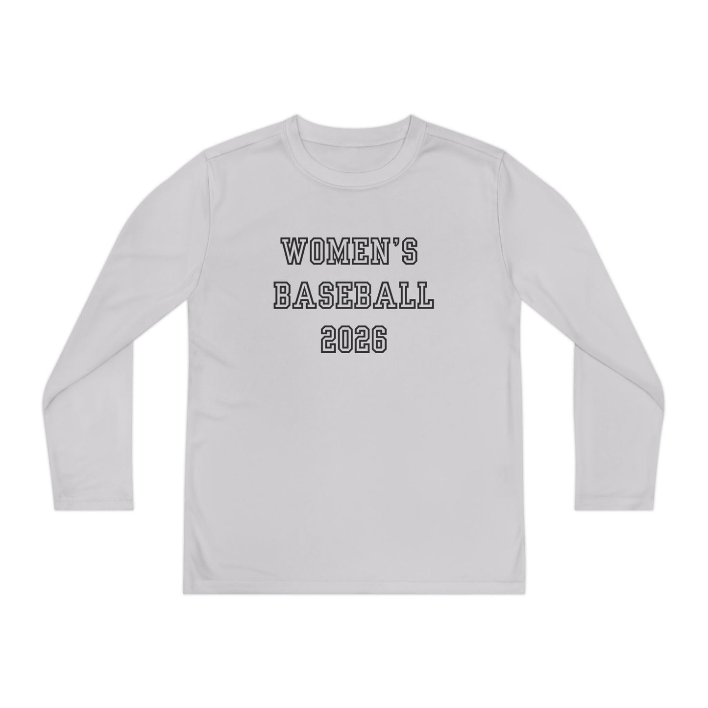 Women's Baseball 2026 Youth Long Sleeve Competitor Tee