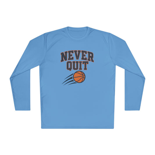 Never Quit Basketball Lightweight Long Sleeve Tee
