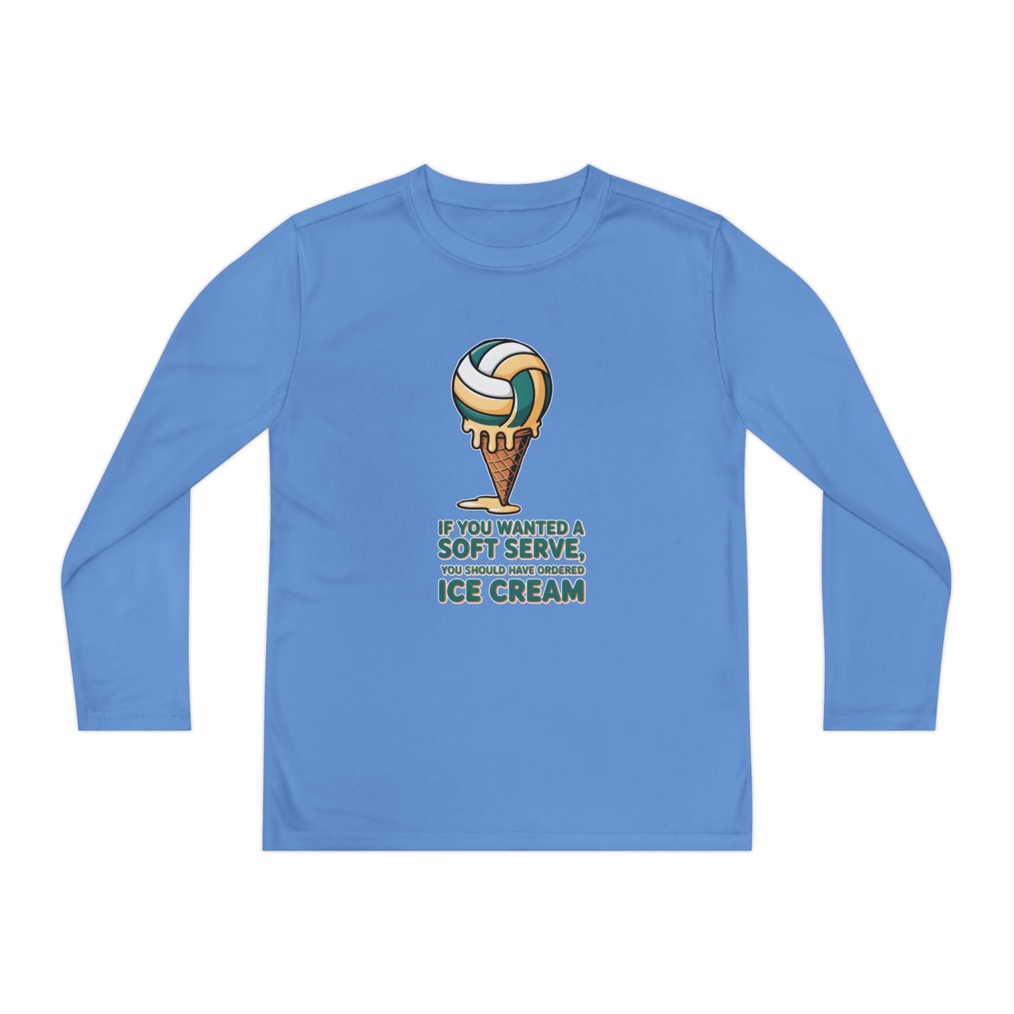 Soft Serve Ice Cream Youth Long Sleeve Competitor Tee