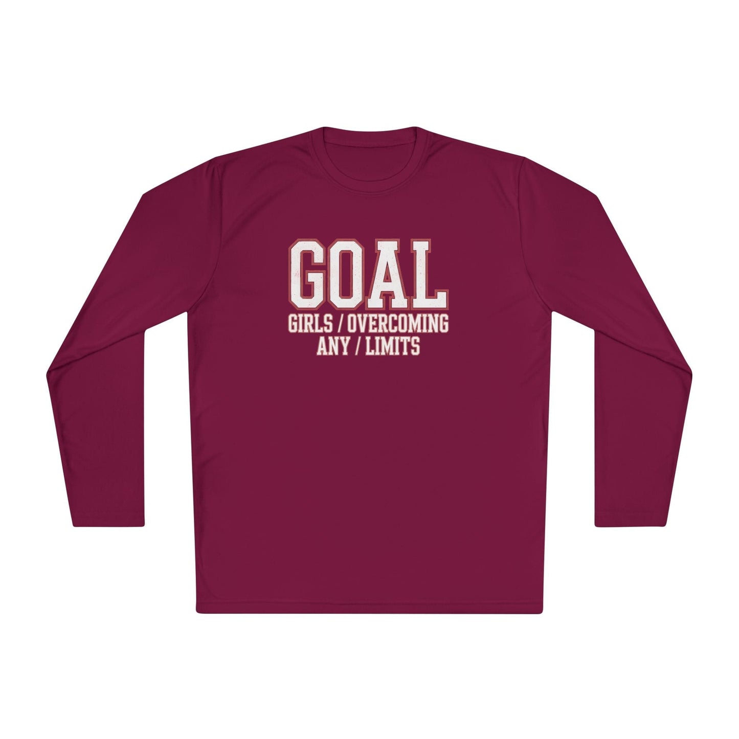 Goal: Girls Overcoming Any Limits Unisex Lightweight Long Sleeve Tee