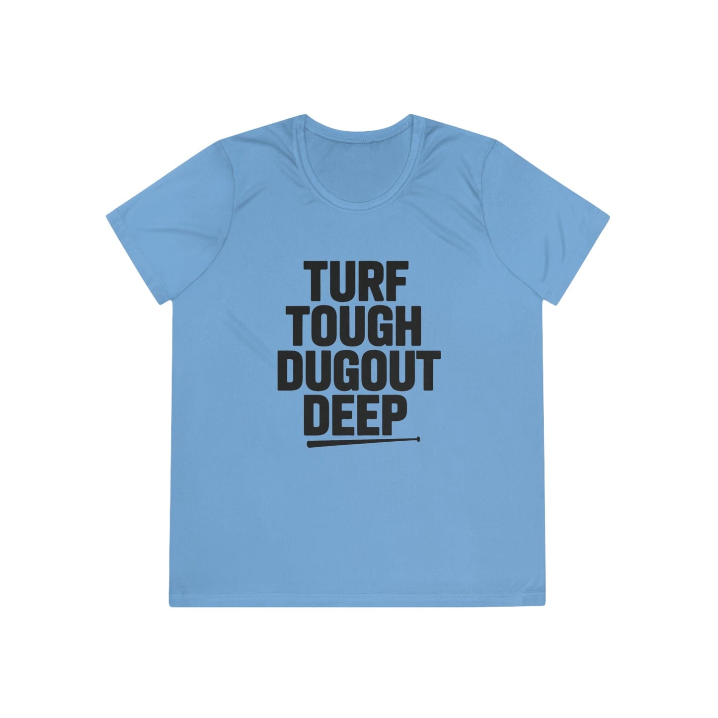 Turf Tough, Dugout Deep Ladies Moisture Wicking Tee