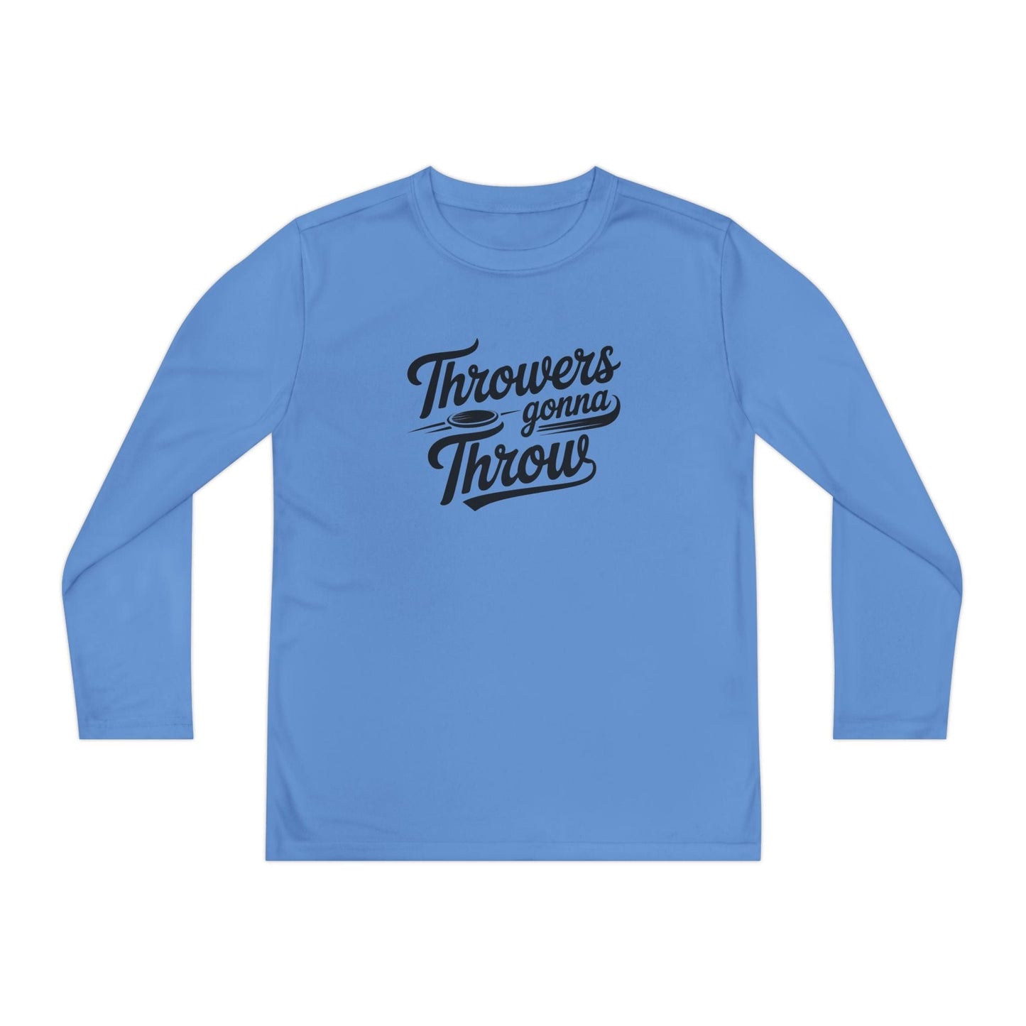 Throwers Gonna Throw Youth Long Sleeve Competitor Tee