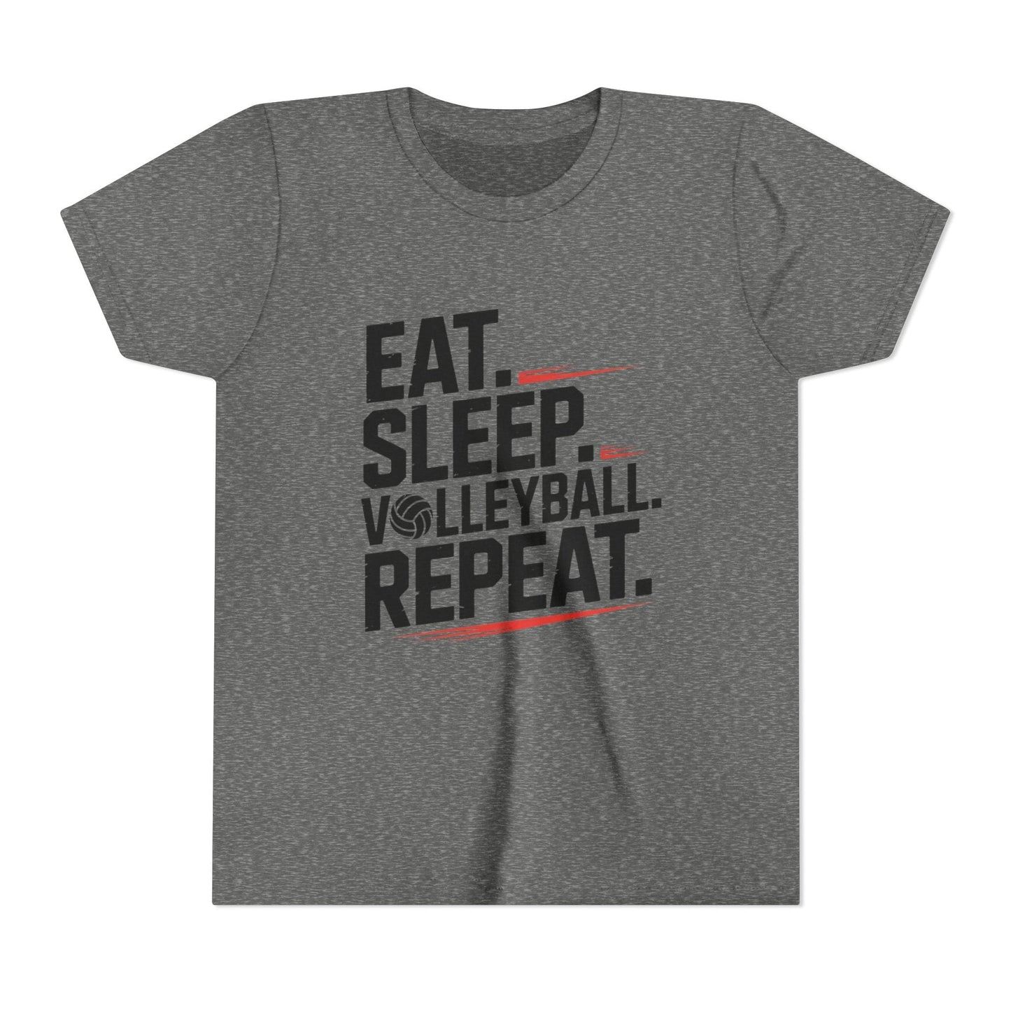 Eat.Sleep.Volleyball.Repeat Youth Short Sleeve Tee