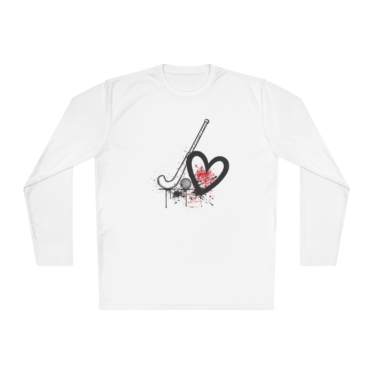 Field Hockey Is Her Heartbeat Lightweight Long Sleeve Tee