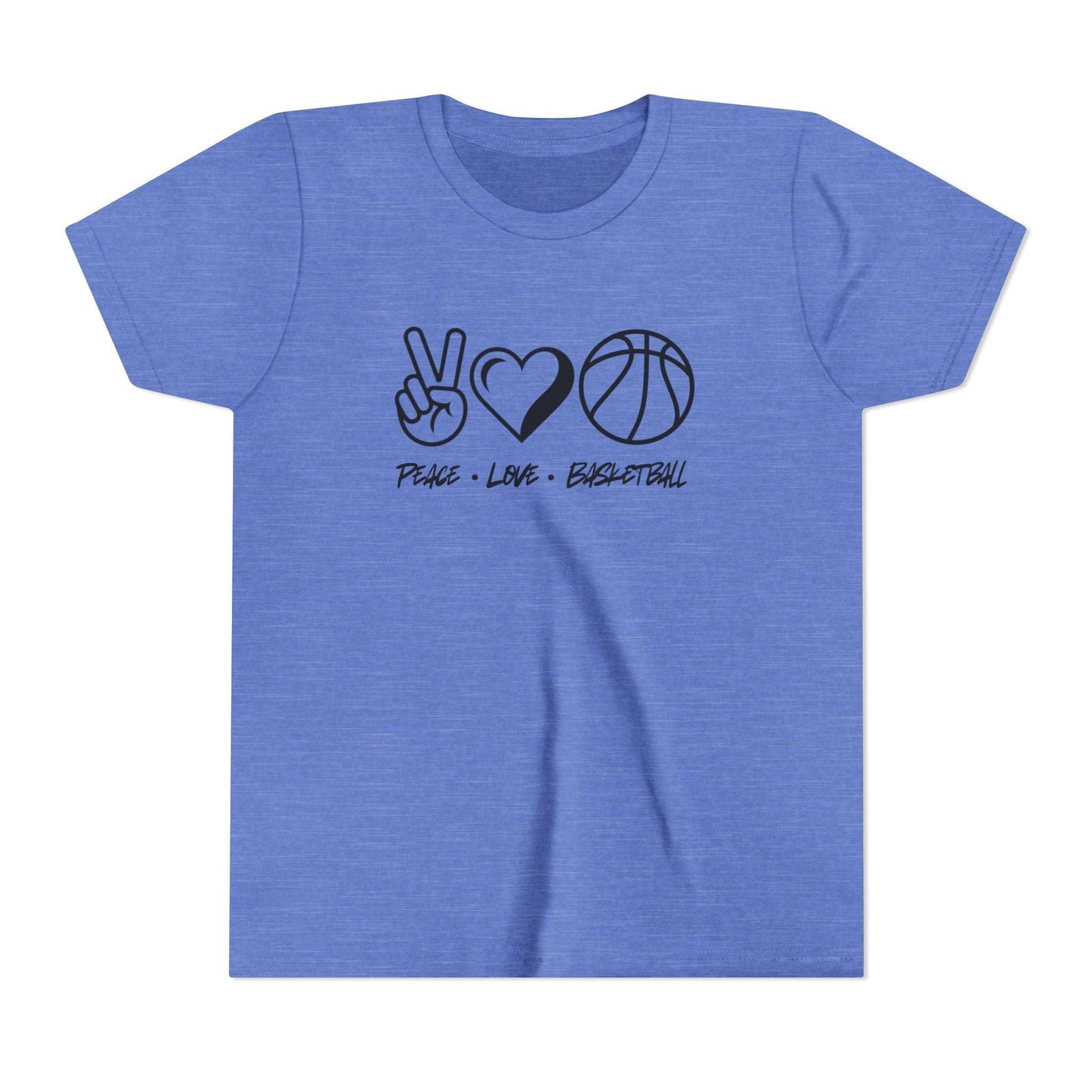 Peace • Love • Basketball Youth Short Sleeve Tee