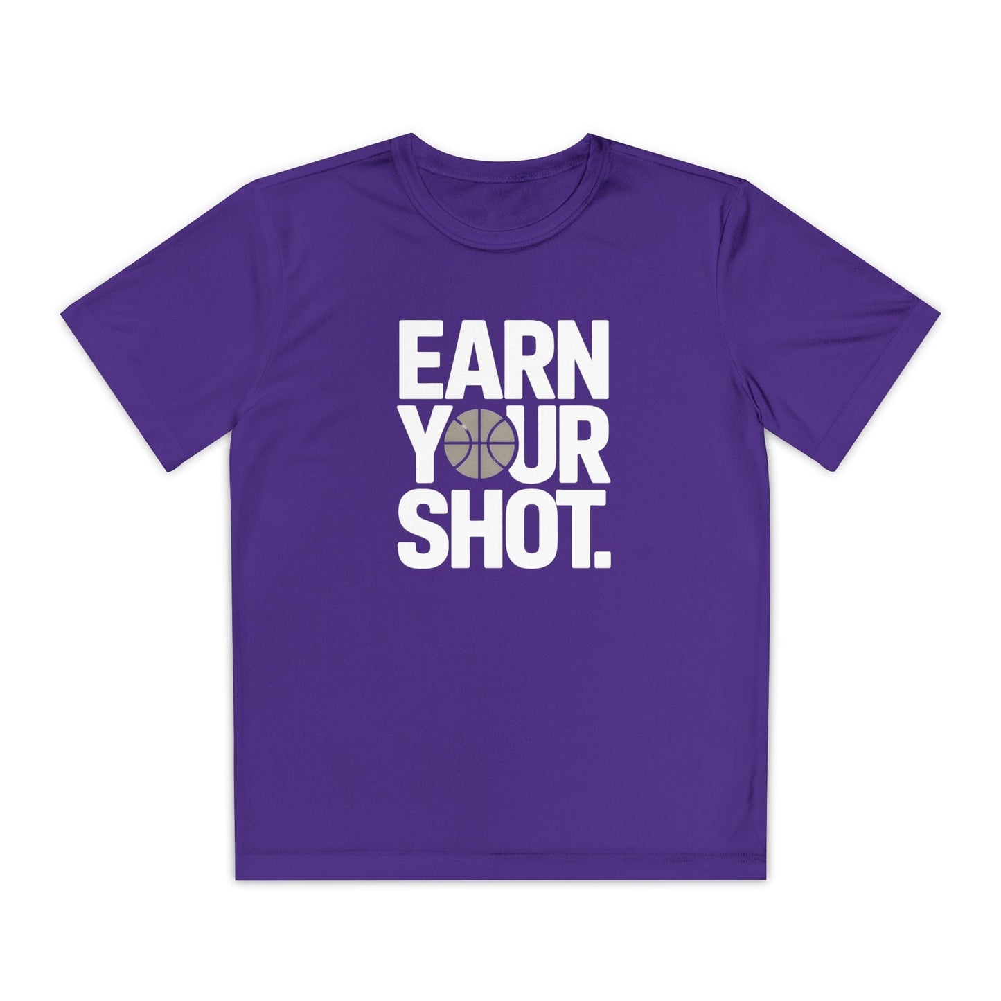 Earn Your Shot Youth Moisture Wicking Tee