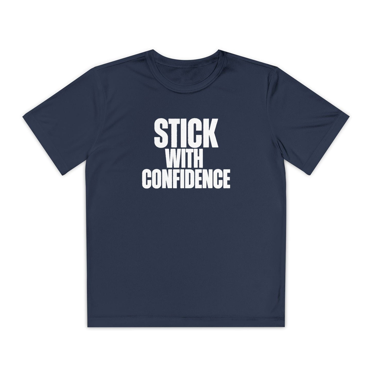 Stick With Confidence Youth Moisture Wicking Tee