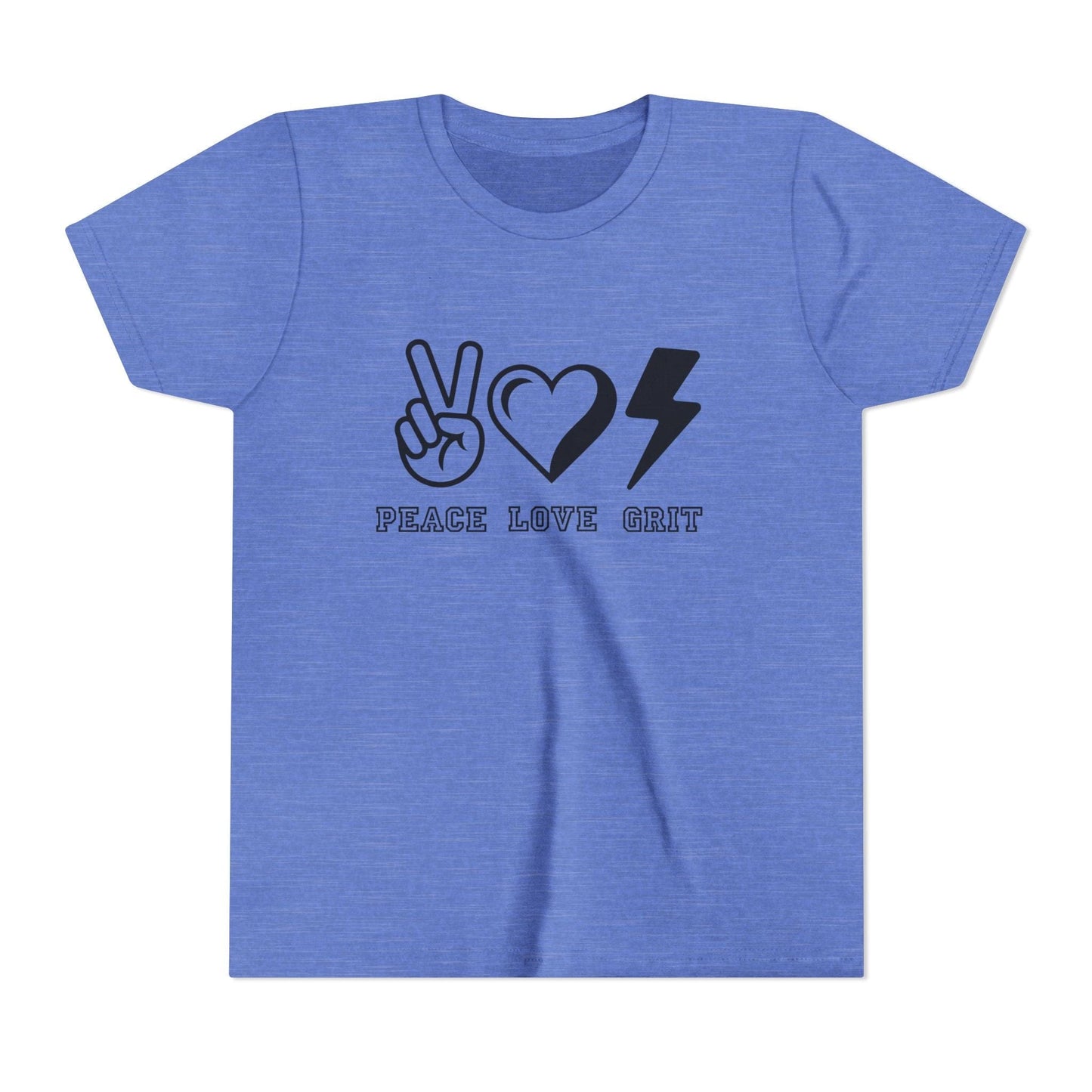 Peace, Love, Grit Youth Short Sleeve Tee