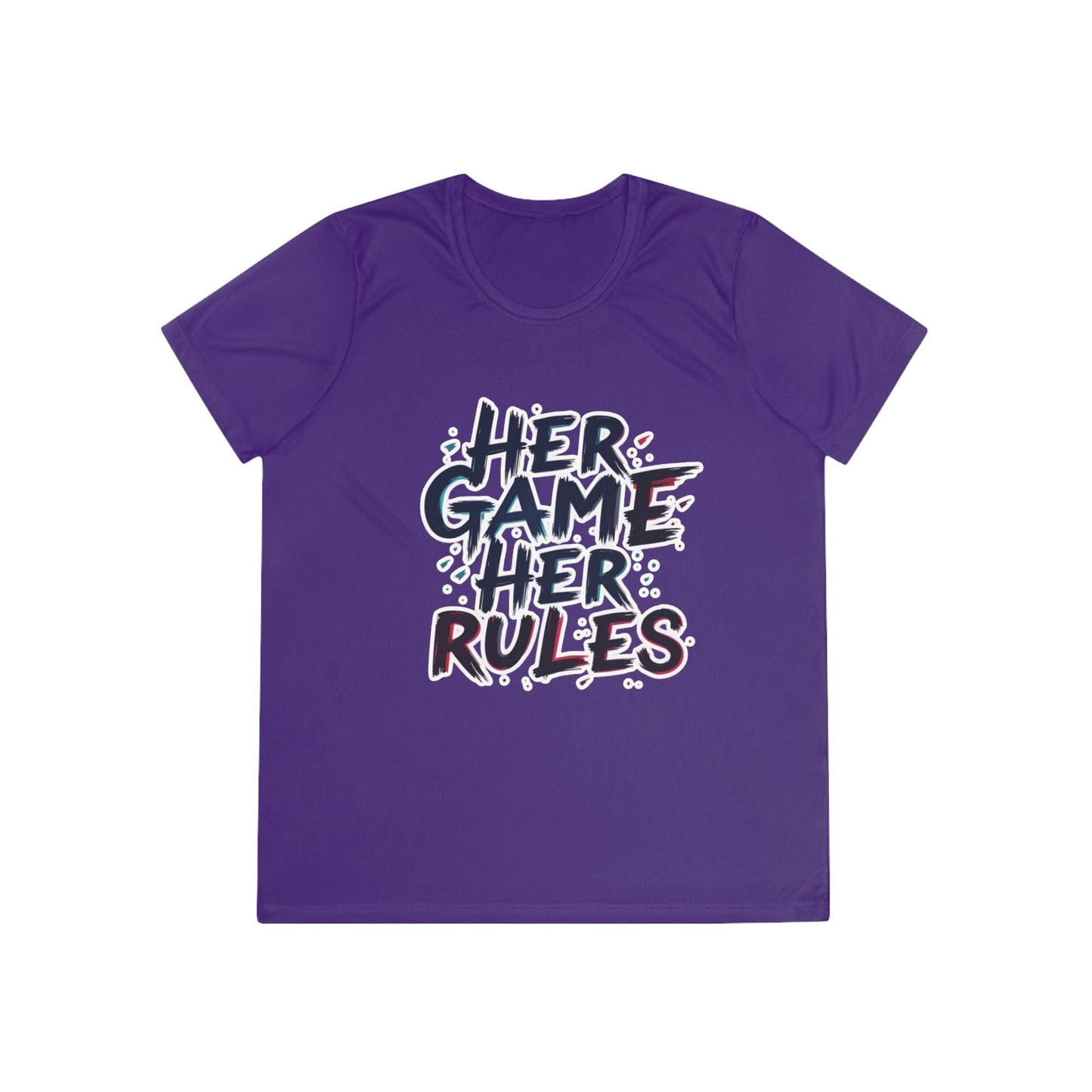 Her Game, Her Rules Ladies Moisture Wicking Tee