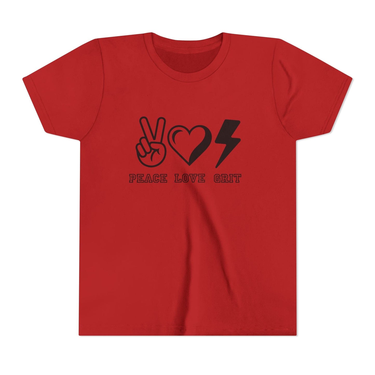 Peace, Love, Grit Youth Short Sleeve Tee